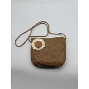 Bucket Bag Straw Weave Casual Crossbody Bag Rattan Summer Beach Shoulder Bag